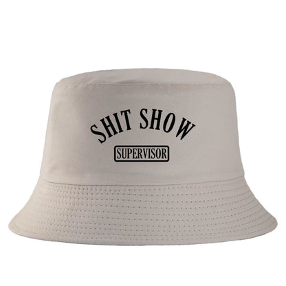 Shit Show Print Reversible Bucket Hat