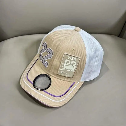 2025 new Red Bull Baseball Cap Summer Mesh Red Bull Curved Brim Cap Women's Men's
