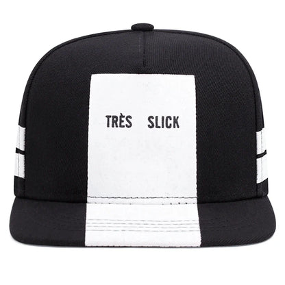 Trendy TRES SLICK Striped Simple Baseball Hat