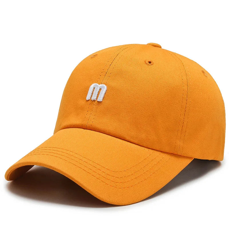 Women's Hats Baseball Caps Korean Plain Letters Polyester Cotton Embroidery