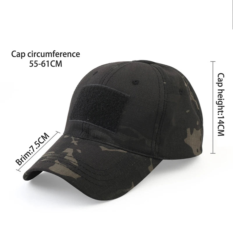 Camouflage Baseball Caps Traf Mesh Tactical Sport