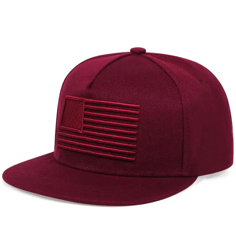 High Quality USA Flag CamouflageFor Men Snapback Caps