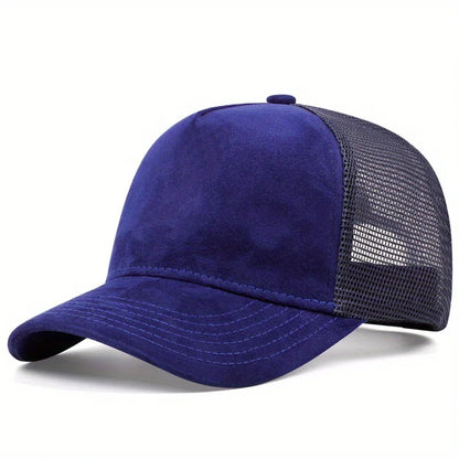 Unisex Mesh Baseball Cap For Men Outdoor Ports Adjustable Trucker Caps Fashion Curved Dad Cap