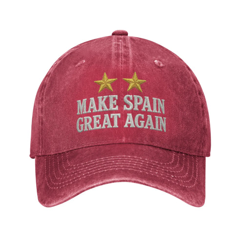 MAKE SPAIN GREAT AGAIN GOLD TWO STARS Baseball Cap