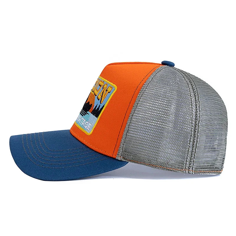 New Style Summer Fishing Cap Breathable Mesh Baseball Hat Men Women
