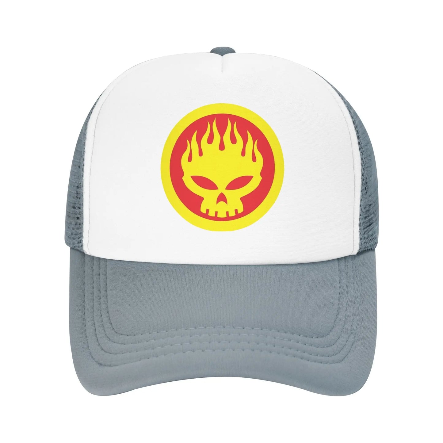Adult Manic Skull The Offspring Baseball Hat Fitted Mesh Baseball Cap