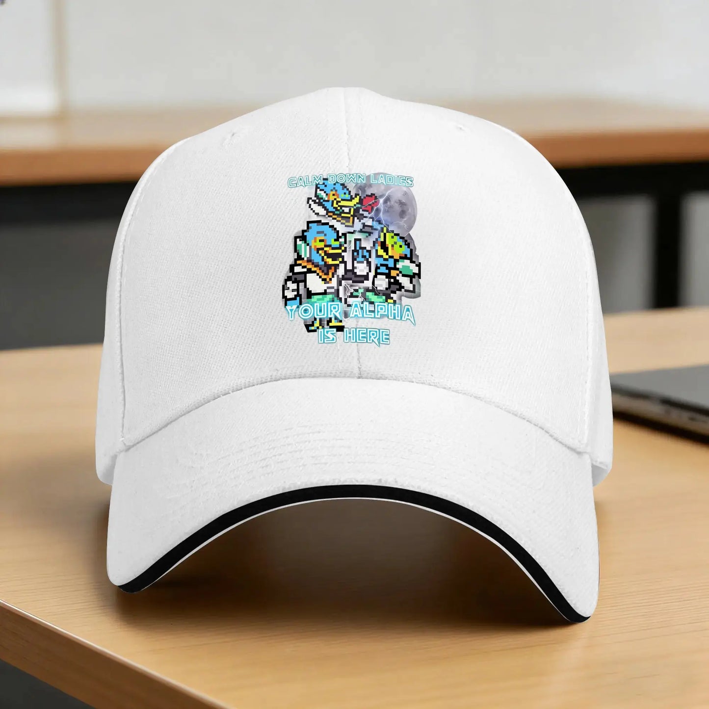 Calm Down Ladies Your Alpha Is Here Berdly Deltarune Baseball Cap