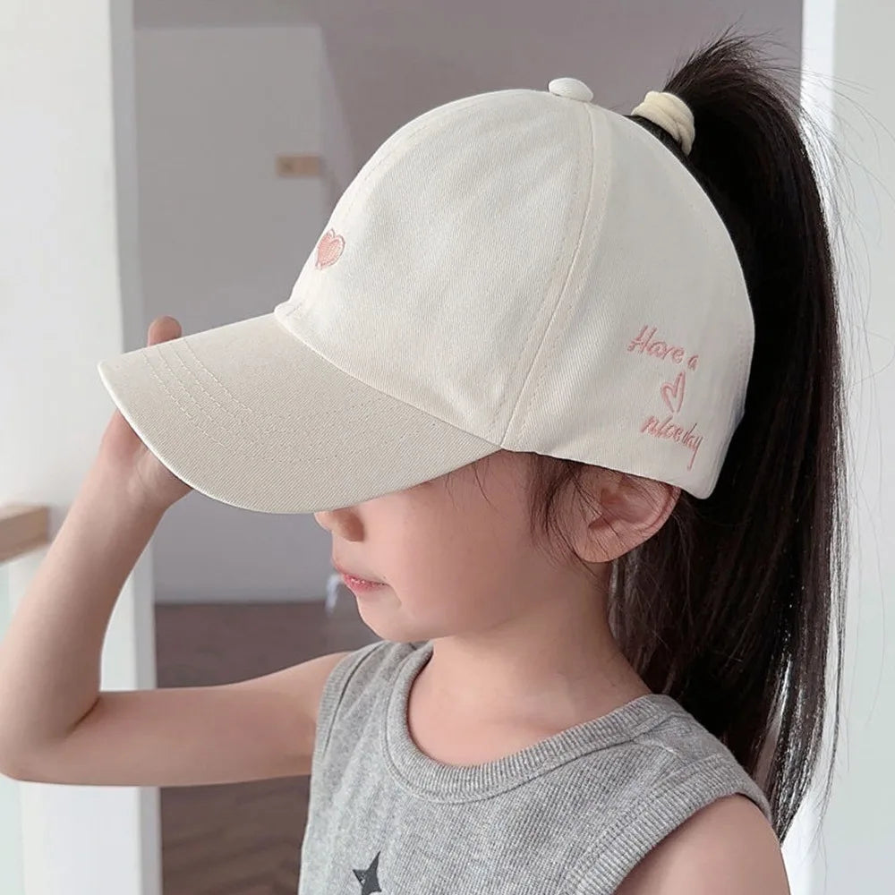 Embroidery Love Heart Baseball Cap