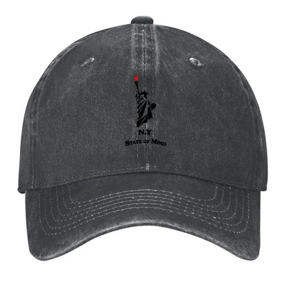 New N.Y State of Mind - New York - Statue of Liberty Baseball Cap