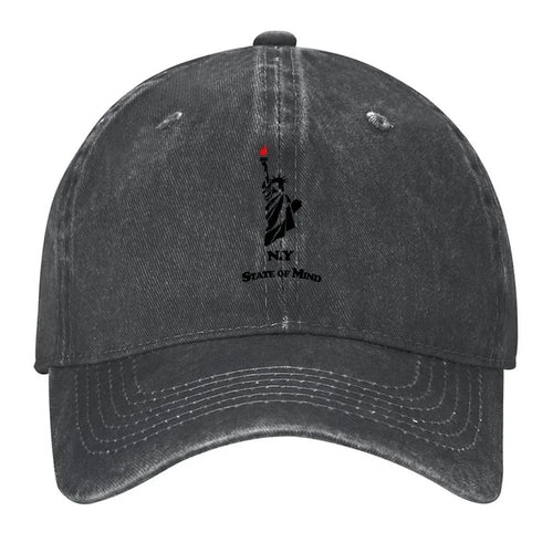 New N.Y State of Mind - New York - Statue of Liberty Baseball Cap