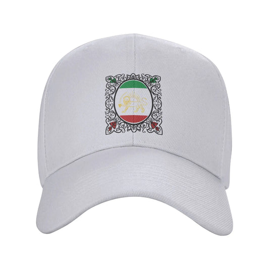 Persian Flag Shirokhorshid Persian Flag Iran Baseball Cap