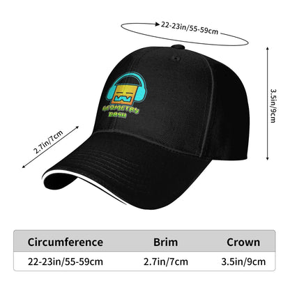 Geometry Cube Gaming Dash Baseball Cap