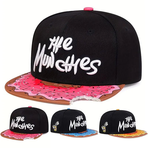 Unisex Letter Embroidery Watermelon Printing Hip-hop Hats Snapback Cap Baseball Caps Sunscreen Hat
