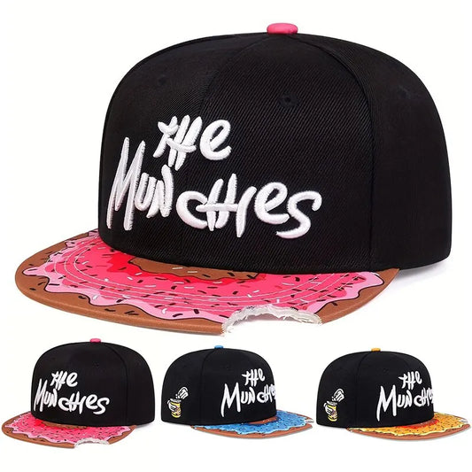 Unisex Letter Embroidery Watermelon Printing Hip-hop Hats Snapback Cap Baseball Caps Sunscreen Hat