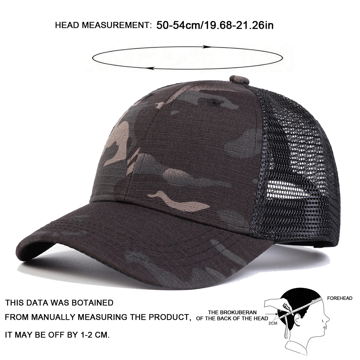 Children Camouflage Print Baseball Caps