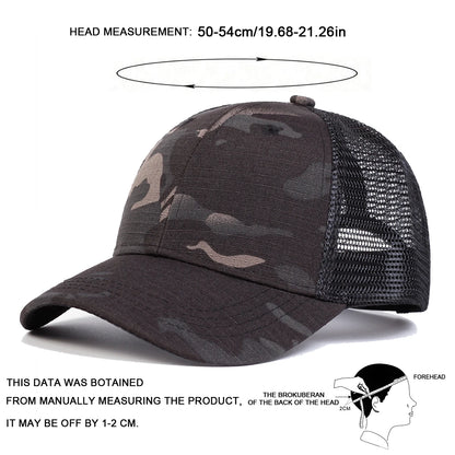 Children Camouflage Print Baseball Caps