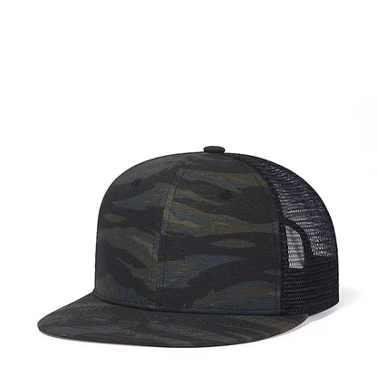 Fashion Camouflage Mesh Cap Cotton Snapback Hats Men Women
