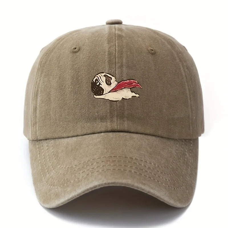 Dog Pattern Printed Baseball Cap For Men And Women