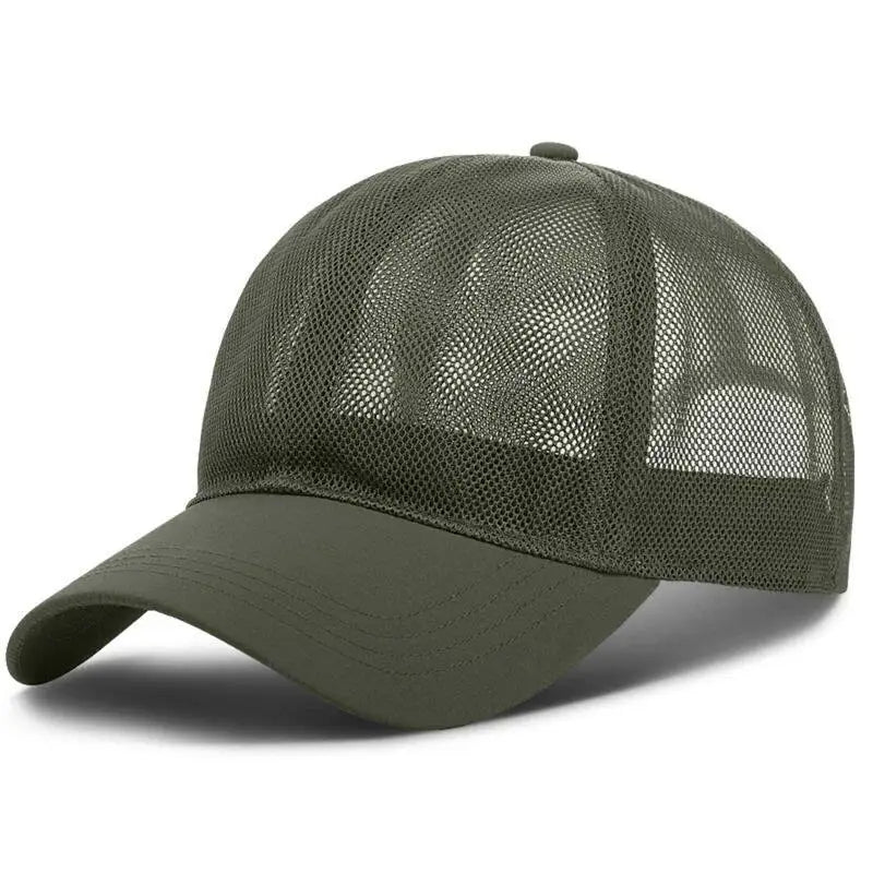 Adjustable Quick Dry Cooling Summer Full Mesh Baseball Cap