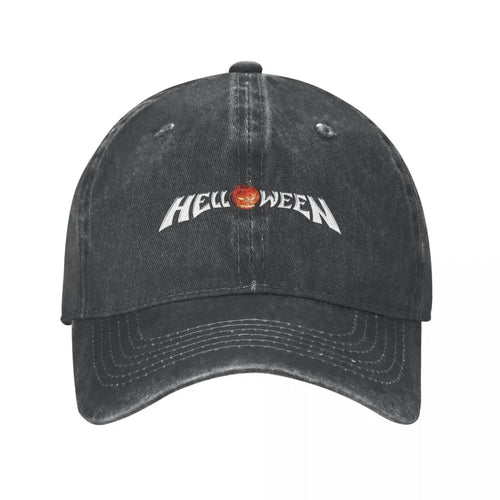 Vintage Helloween Heavy Metal Baseball Caps Unisex Distressed Washed