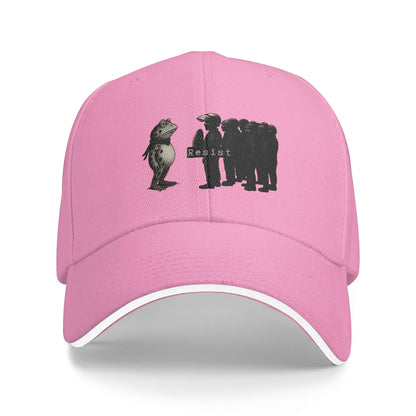 Portland Frog Resist Baseball Cap  Unisex Men Print Hip Hop