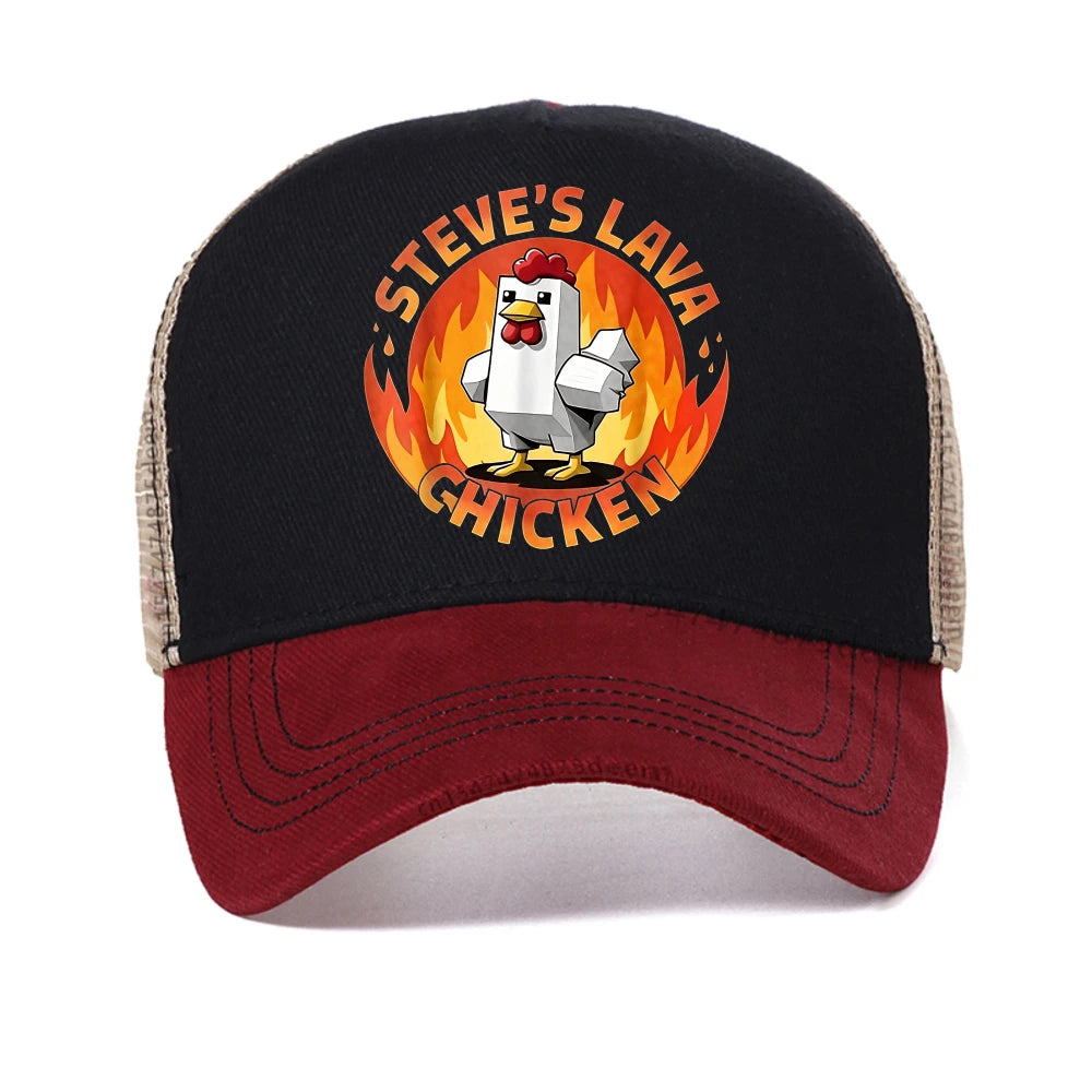 Chicken Steve's Lava Chicken Baseball Cap