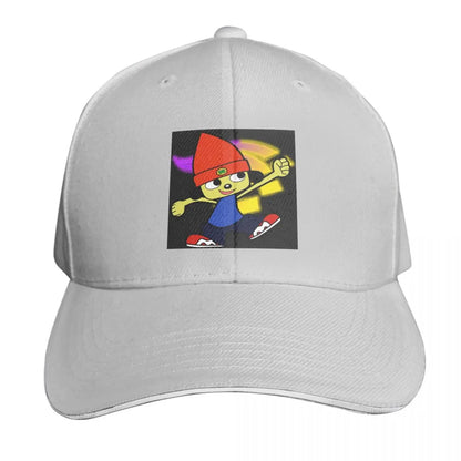 Parappa The Rapper Patchc Cartoon Game Cap Fashion Casual Baseball Caps