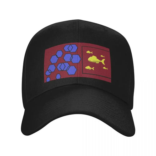Fish Print Baseball Cap