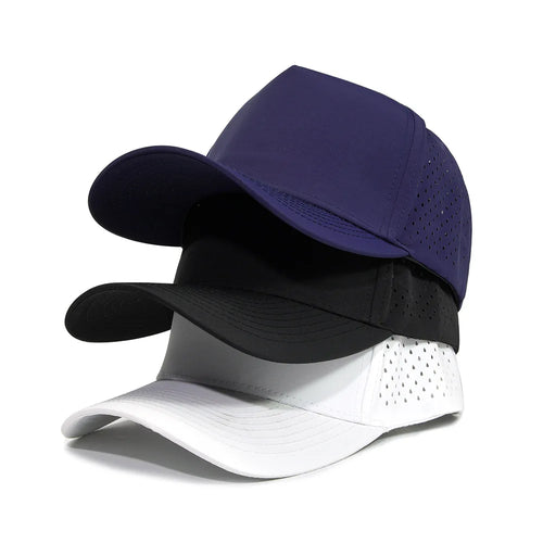 New Five-Ply Laser Perforated Cap Breathable Sports Baseball Cap
