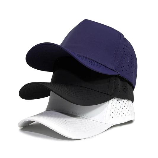 New Five-Ply Laser Perforated Cap Breathable Sports Baseball Cap