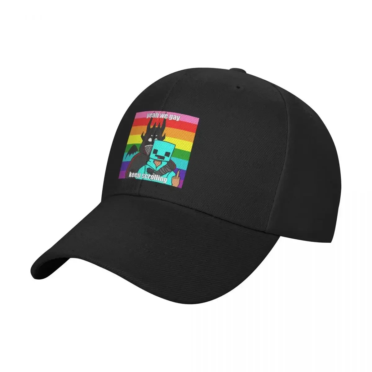 2026 Yeah We Gay Keep Scrolling Baseball Cap