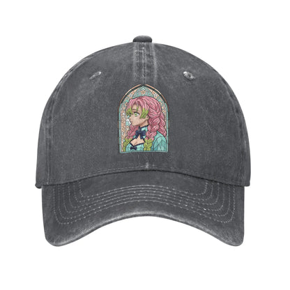 Pure Color Dad Hats Mitsuri Kanroji Baseball Caps