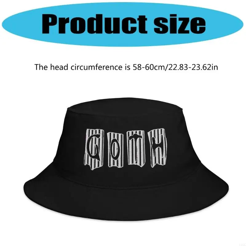 Gothic Halloween Theme Fisherman Hat Bucket Hat For Women Men