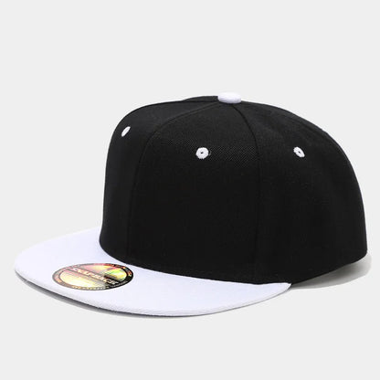 Two-Color Block Hip-Hop Cap Snapback Cap For Men And Women