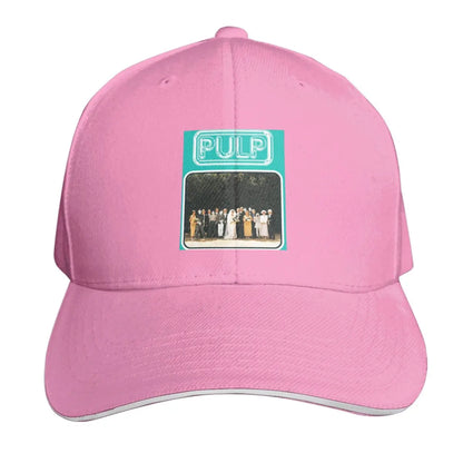 Pulp Rock Band Logo Cap Fashion Casual Baseball Caps