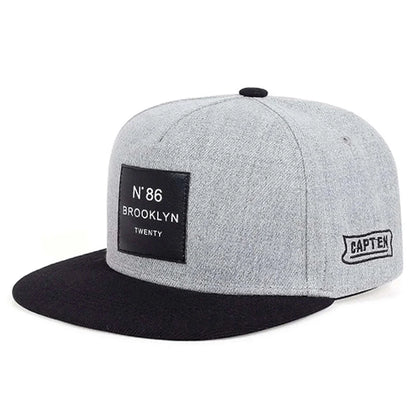 N86 Printed Hip Hop Skateboarding Hat Snapback Hat