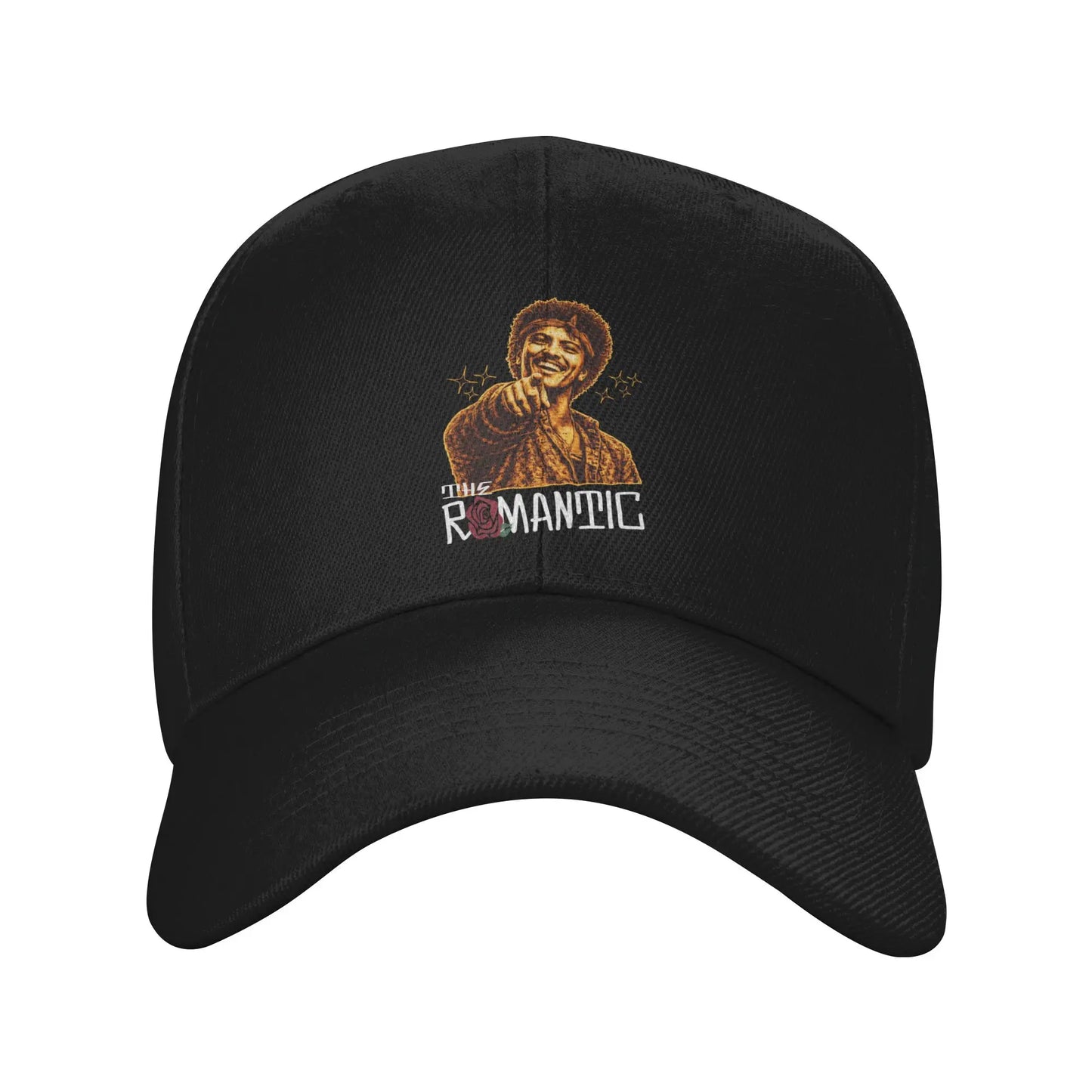 Singer Bruno Mars Portrait Graphics Baseball Caps