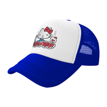 Unisex Hello Kitty Valentine Teddy Bear Baseball Caps