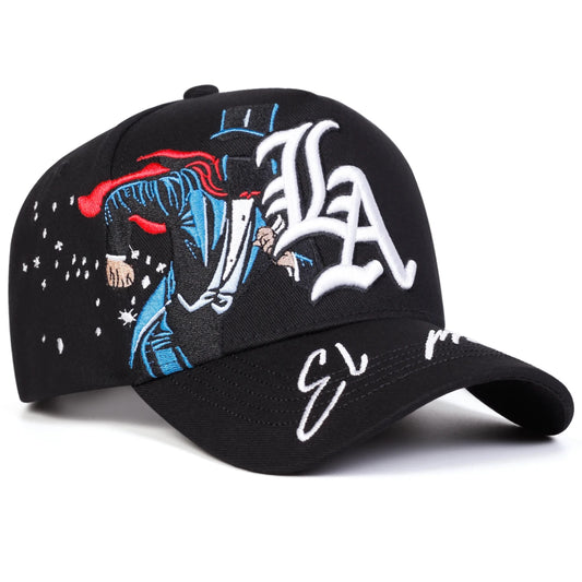 Gothic LA Magician Embroidery Baseball Caps