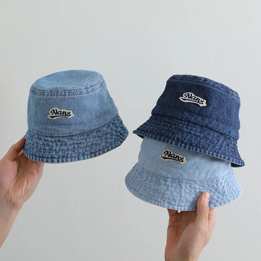 Summer Autumn Cowboy Baby Bucket Hat Soft Summer Baby Boys Girls