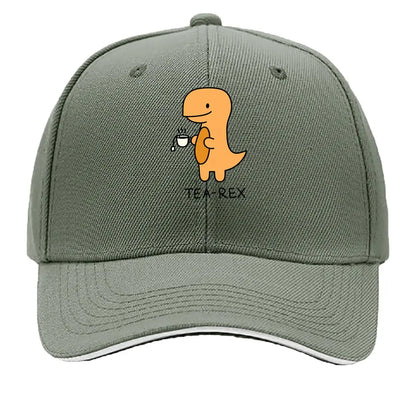 Tea Rex Dinosaur Tea Time Baseball Cap
