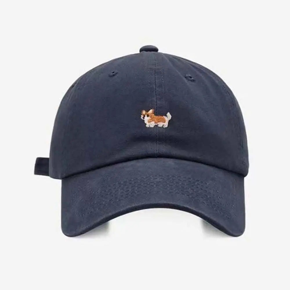 Trendy Dog Women Baseball Hat Breathable Cotton Men Sunshade Hat