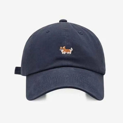 Trendy Dog Women Baseball Hat Breathable Cotton Men Sunshade Hat
