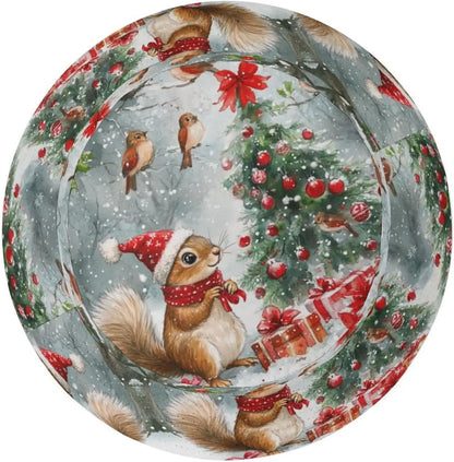 Bucket Hats Merry Christmas Squirrel Unisex Bucket Hat Beach