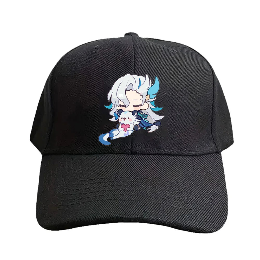 Neuvillette Chibi Otter Baseball Cap