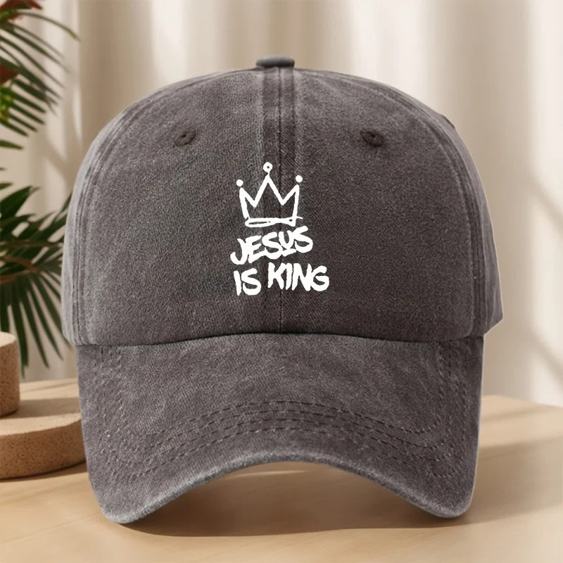 Crown Patterned Baseball Cap