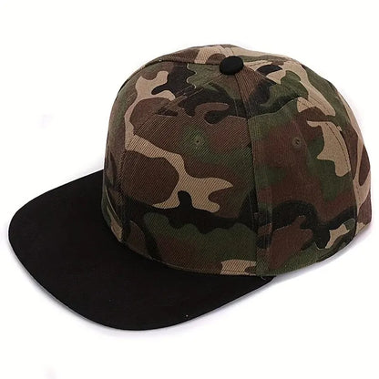 Unisex Light Plate Camouflage Hip-hop Hats Baseball Caps Sunscreen Hat Snapback Cap