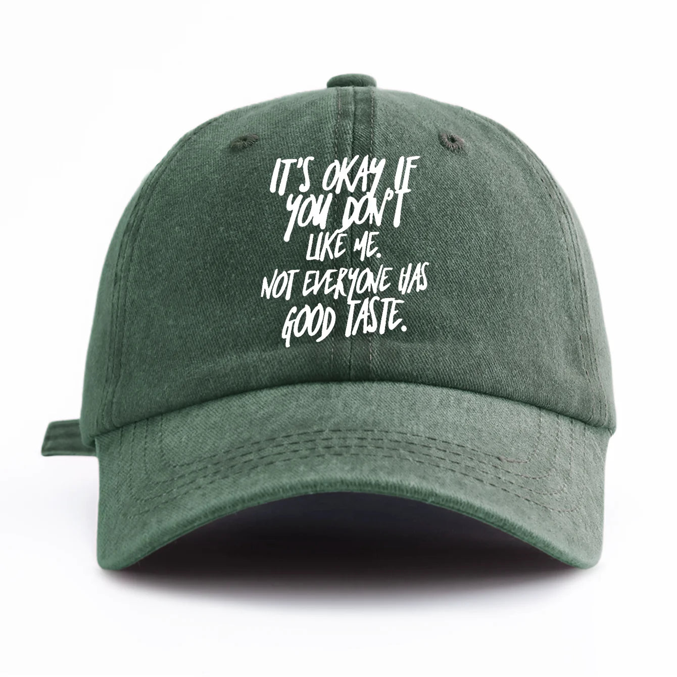 IT'S OK Print Washed Baseball Cap For Adults