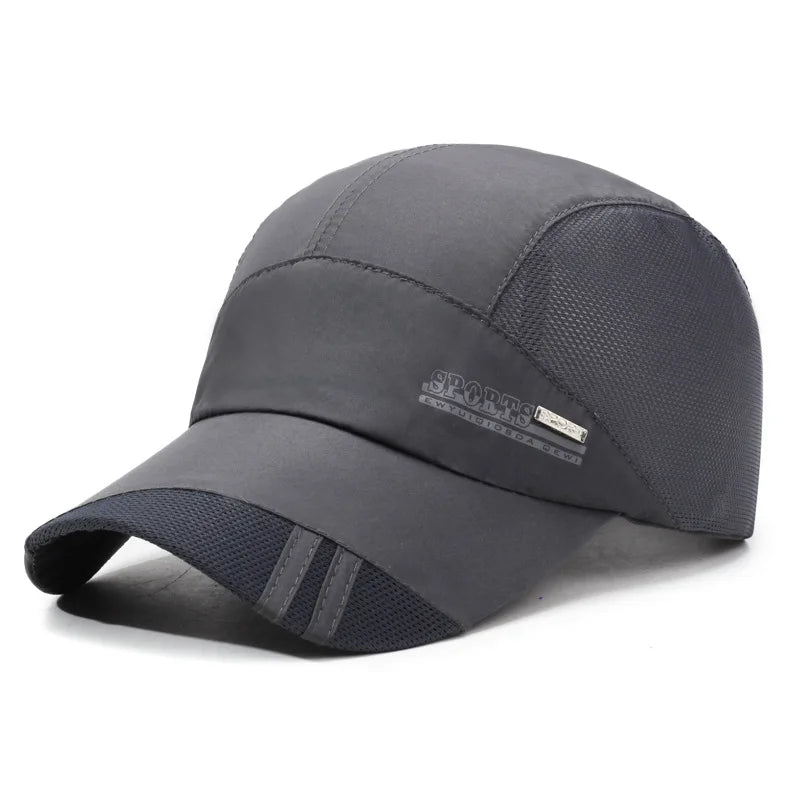 Unisex Outdoor Sports Quick-Dry Mesh Cap Baseball Cap