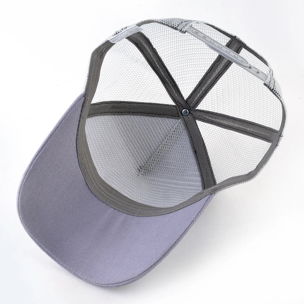 Spring Summer Baseball Cap With Lion Embroidery